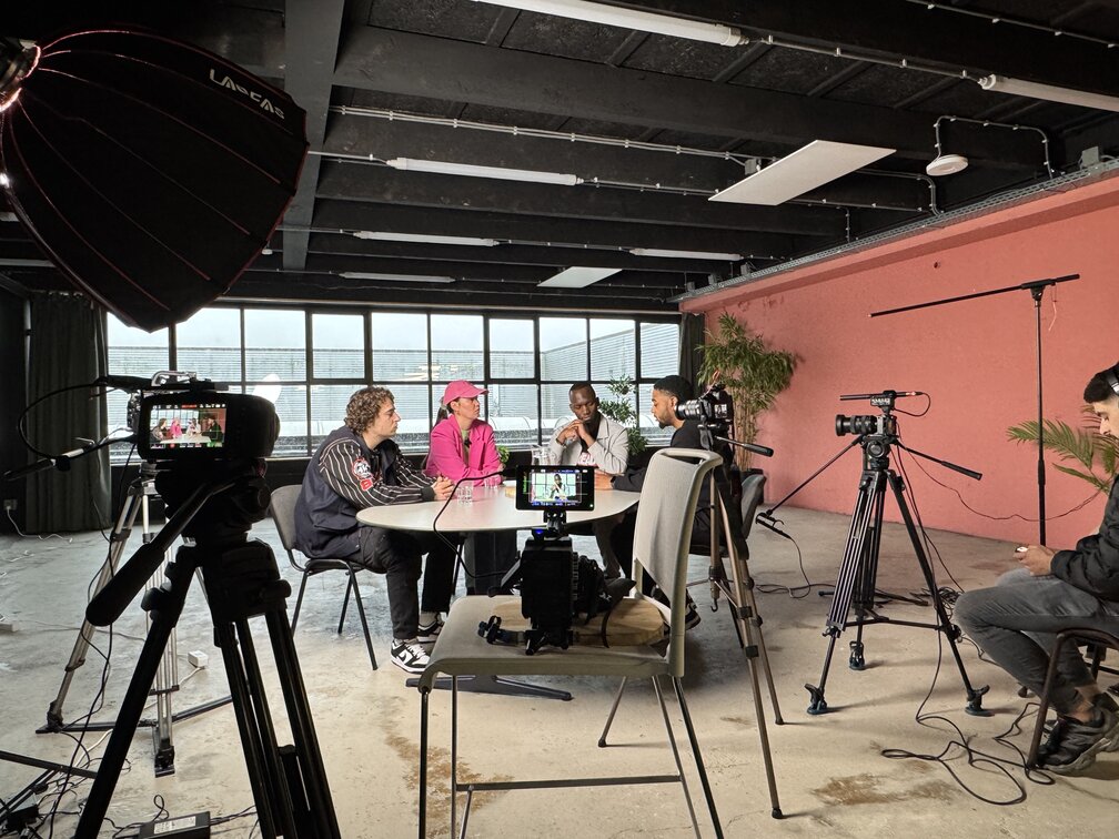 Stratos Studio interview production setup